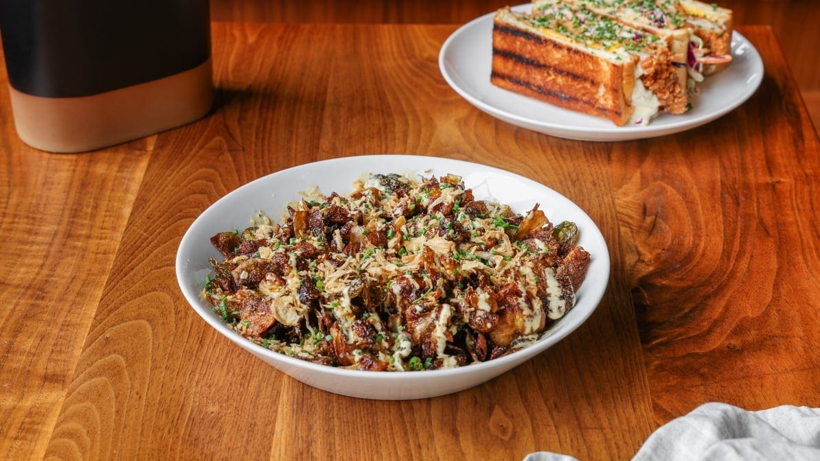 Large Fried Brussels Sprouts.