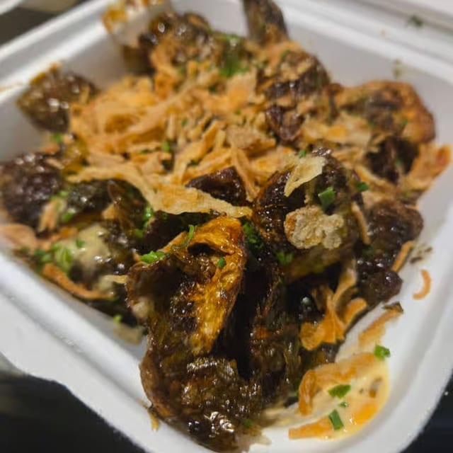 Fried Brussels Sprouts.