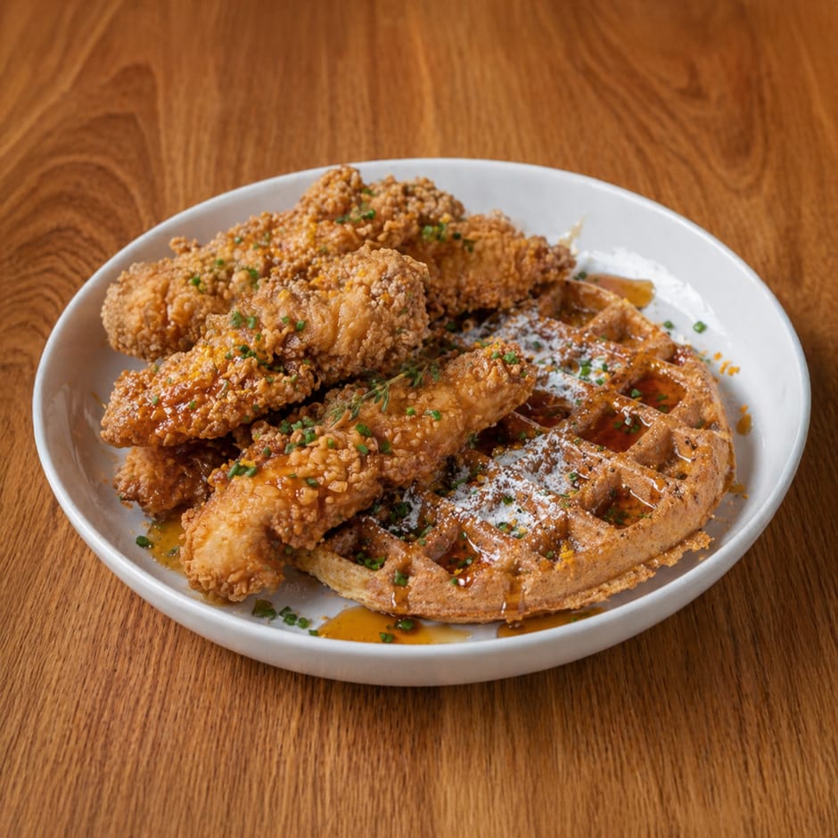 Chicken & Waffles.
